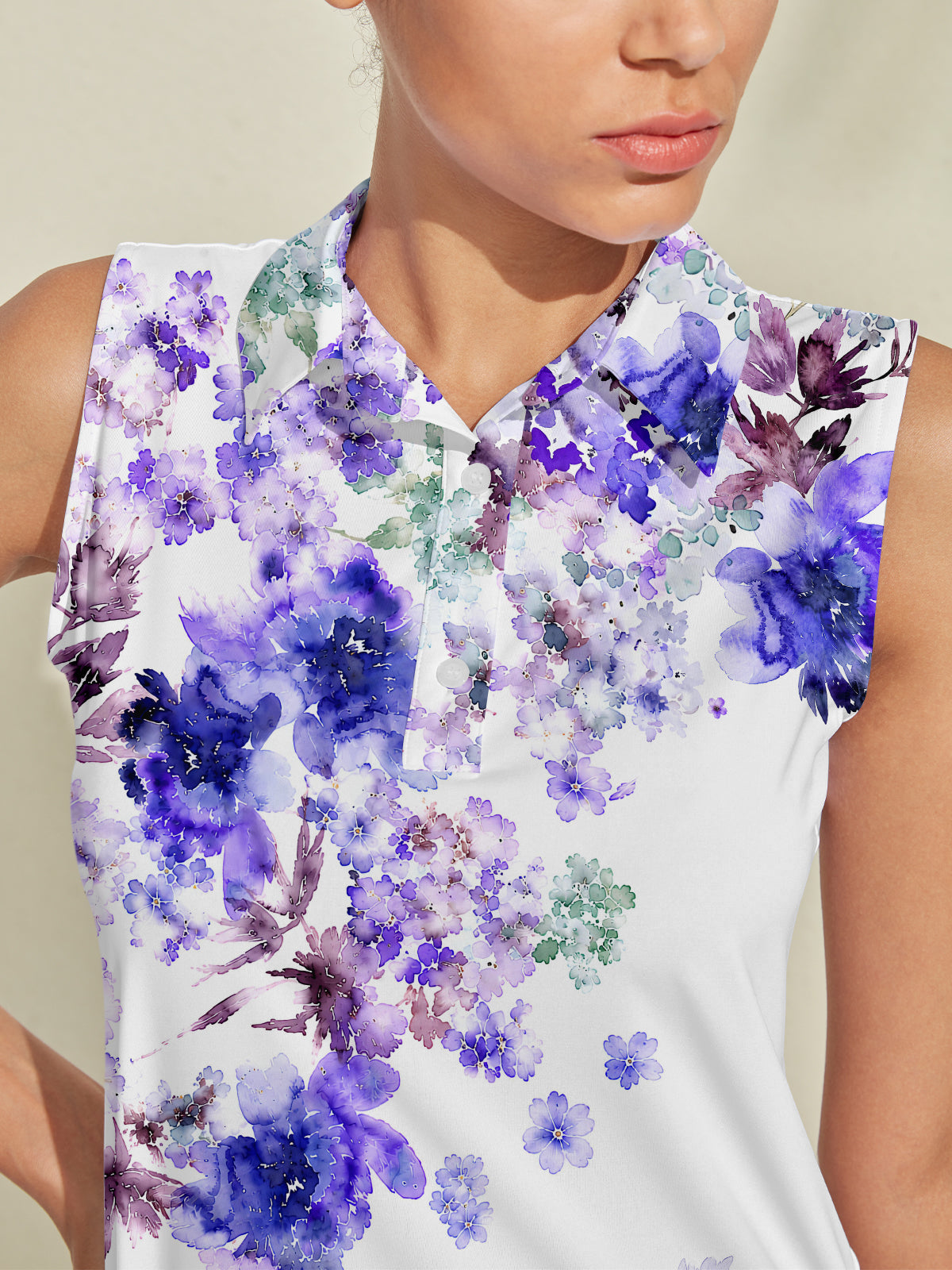 Botanical Energy Polo Top UPF50+
