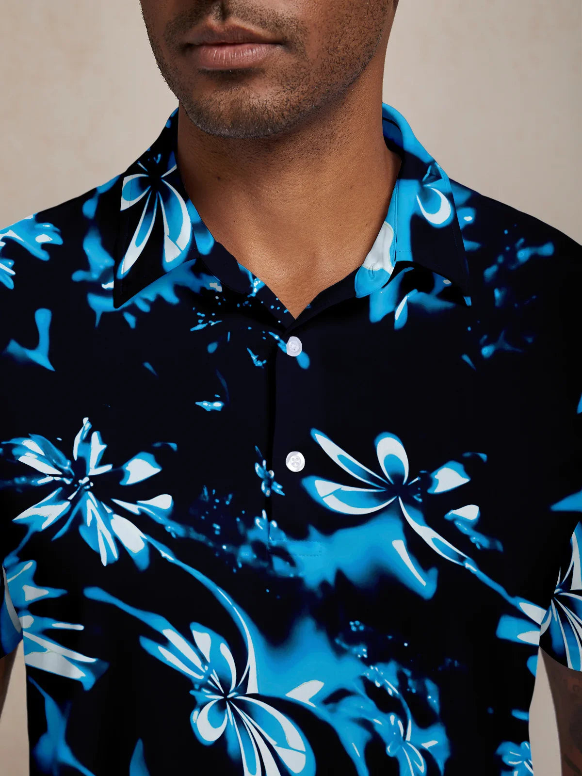 Botanical Energy Men's Polo Top UPF50+