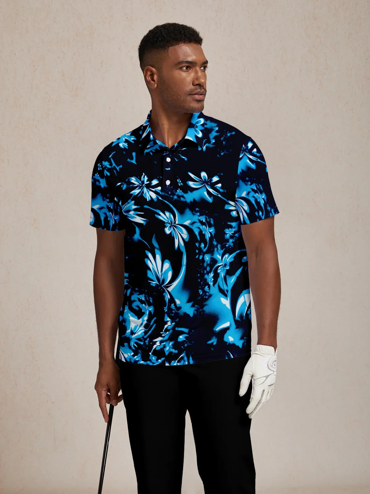 Botanical Energy Men's Polo Top UPF50+