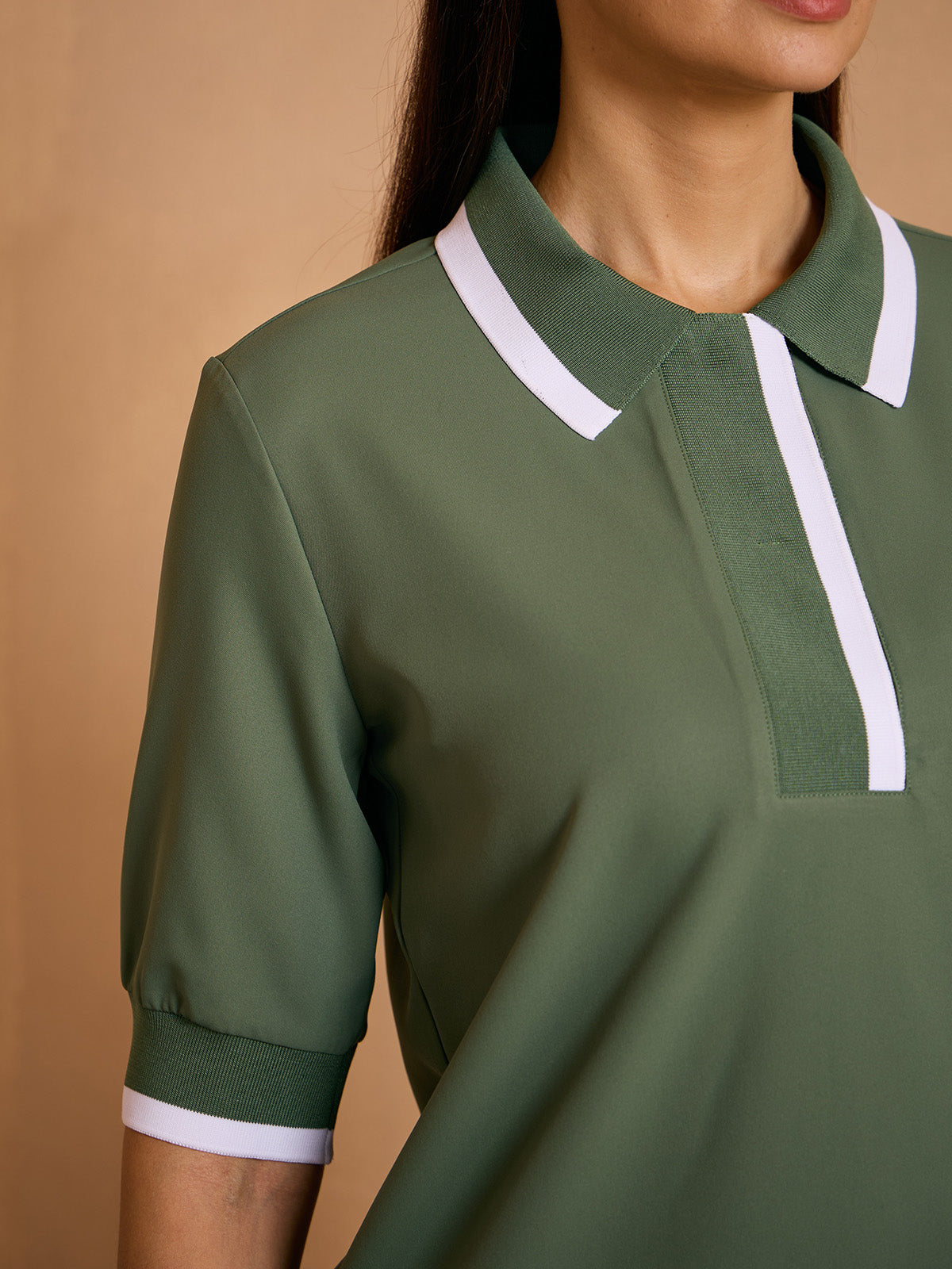 Crisp Couture Short Sleeve Polo Top UPF50+