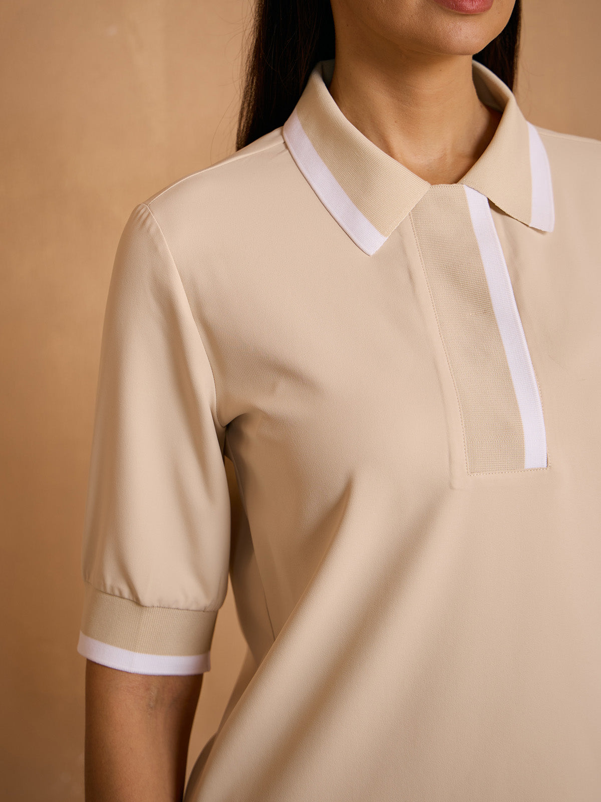 Crisp Couture Short Sleeve Polo Top UPF50+