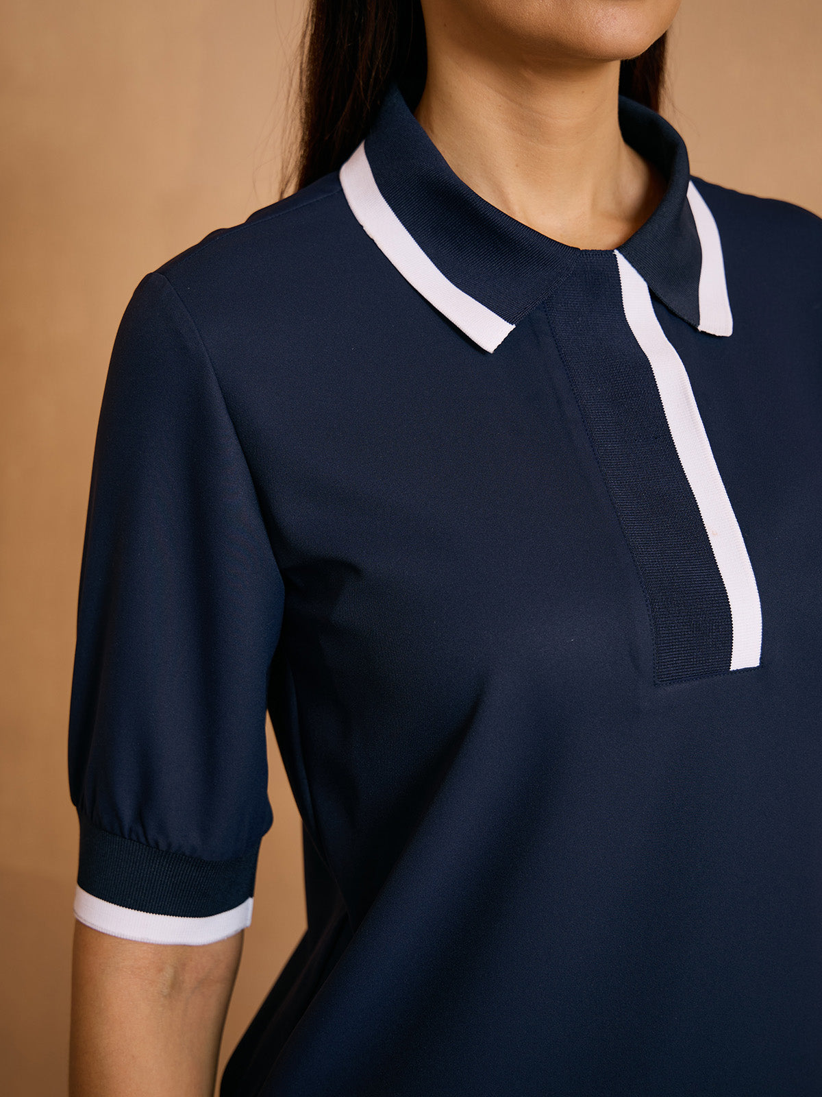 Crisp Couture Short Sleeve Polo Top UPF50+