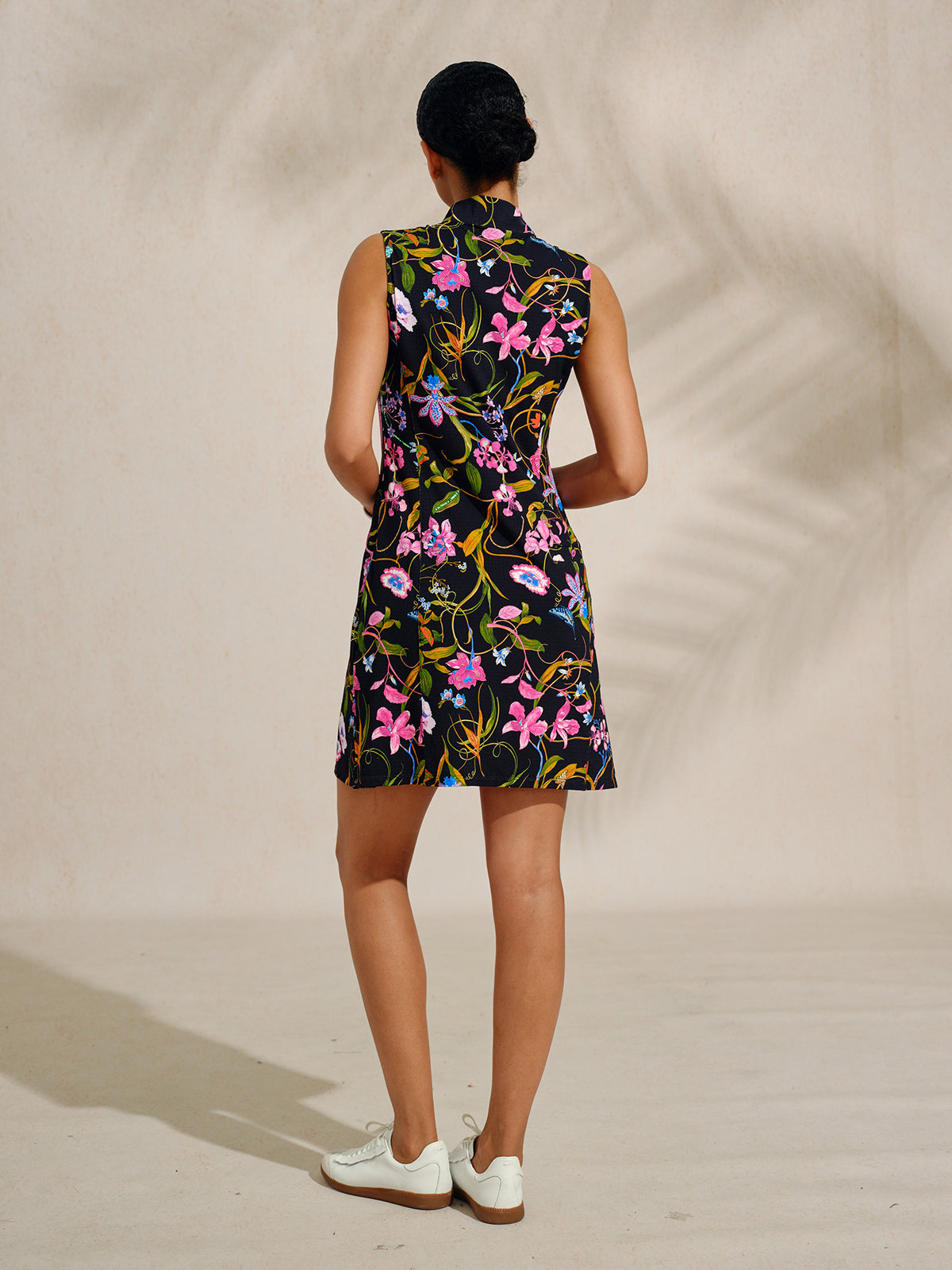Ultrasoft Premium Sleeveless Mock Neck 35.5 Inch Dress UPF50+