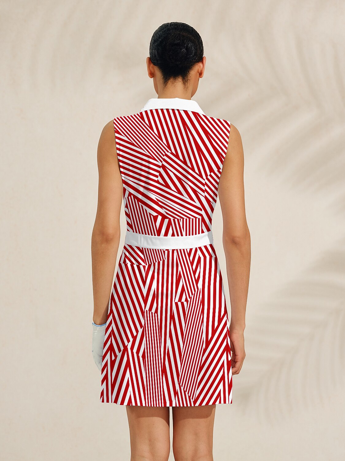 Playful Nautical Sleeveless A-Line 36.5 Inch Dress