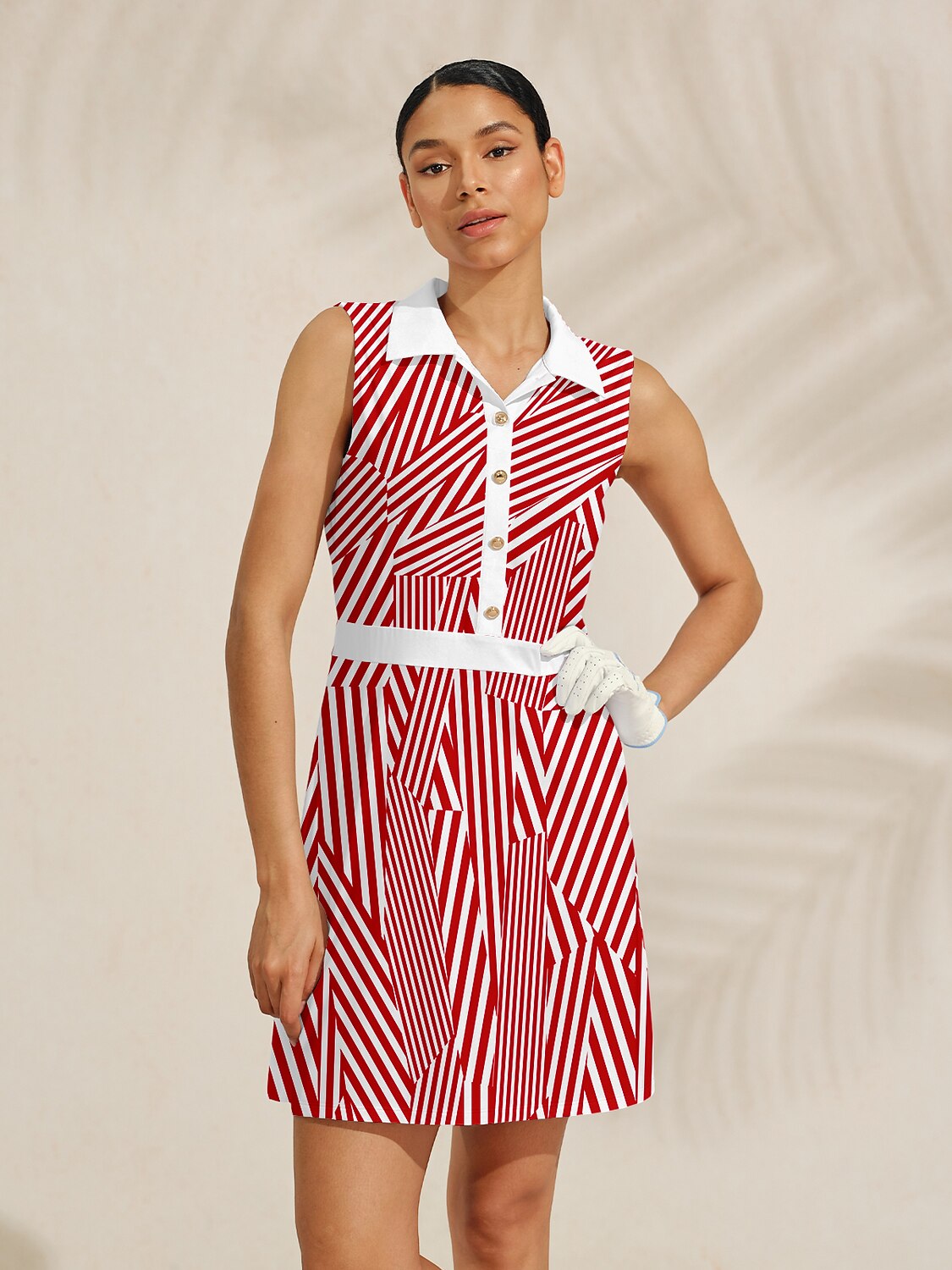 Playful Nautical Sleeveless A-Line 36.5 Inch Dress