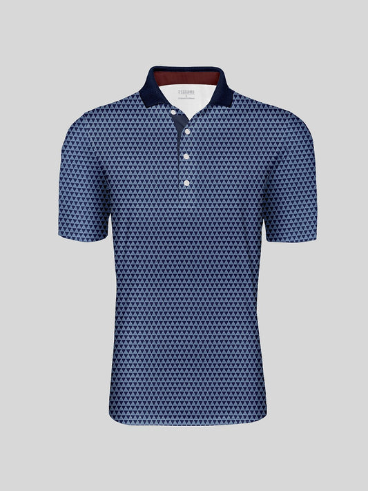 Not So Classic Men's Ribbed Collar Polo Top UPF50+